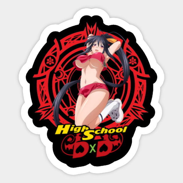 Akeno Himejima Highschool Dxd Sticker Teepublic 